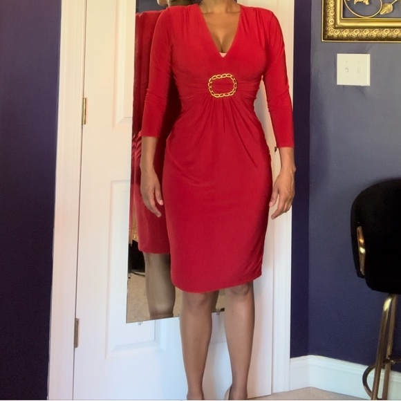 Linda Segal Size Small Red Dress - Picture 9 of 16